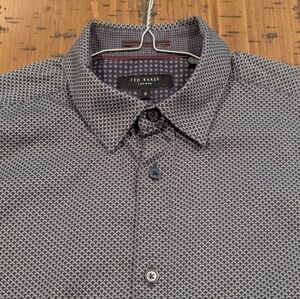 Ted Baker M Geometric Shell L/S Shirt
